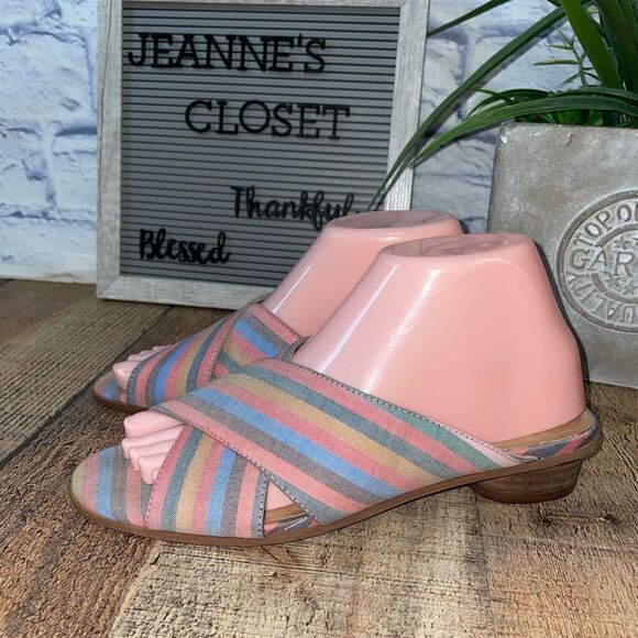 Madewell ruthie crisscross mule striped - Picture 6 of 10